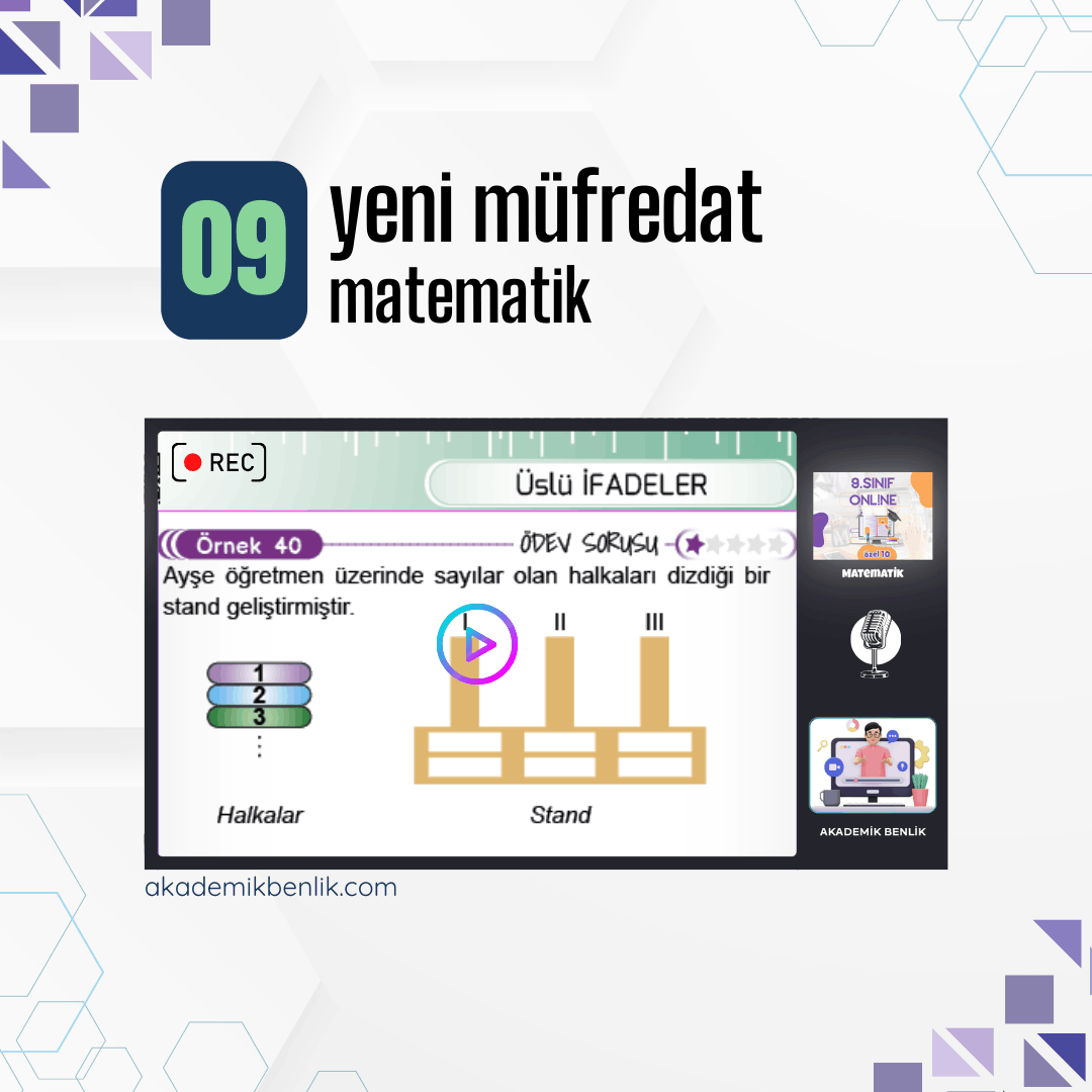 Maarif Modeli'ne uygun TYT matematik online ders
