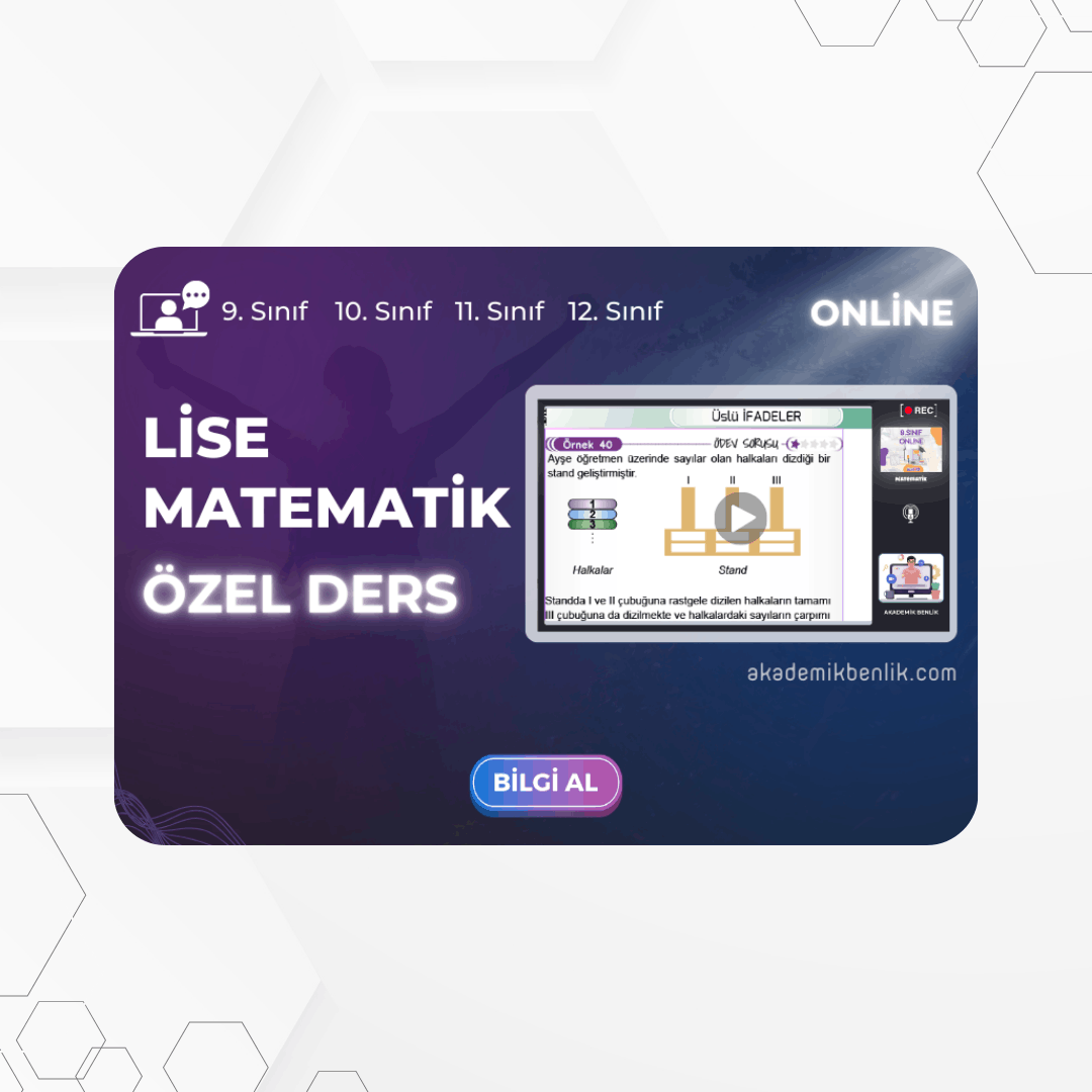 TYT matematik online özel ders - canlı ders ekranı