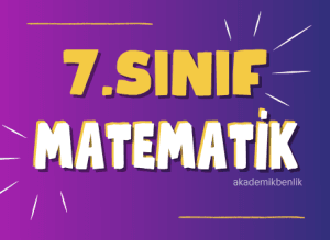 7. Sınıf Matematik Özel Ders