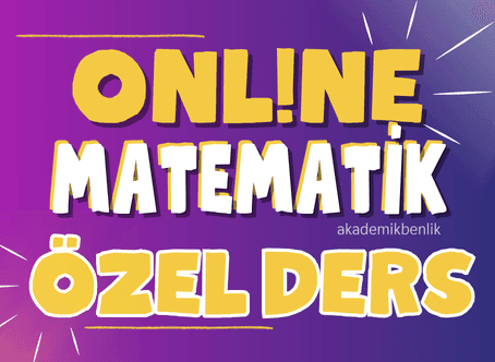 Online Matematik Özel Ders